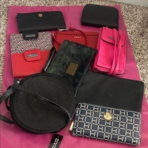 Lot of 10 New & Used Wallets/Purses